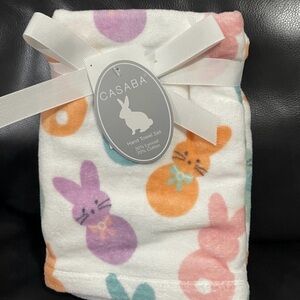 CASABA Easter Hand Towels Set of 2 Bunnies - Easter Bunnies Towels